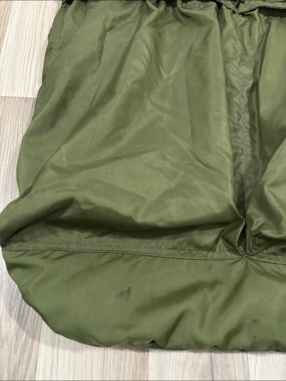 Flyers Helmet US Army Bag UNICOR Green Men's Olive Green Nylon Tote